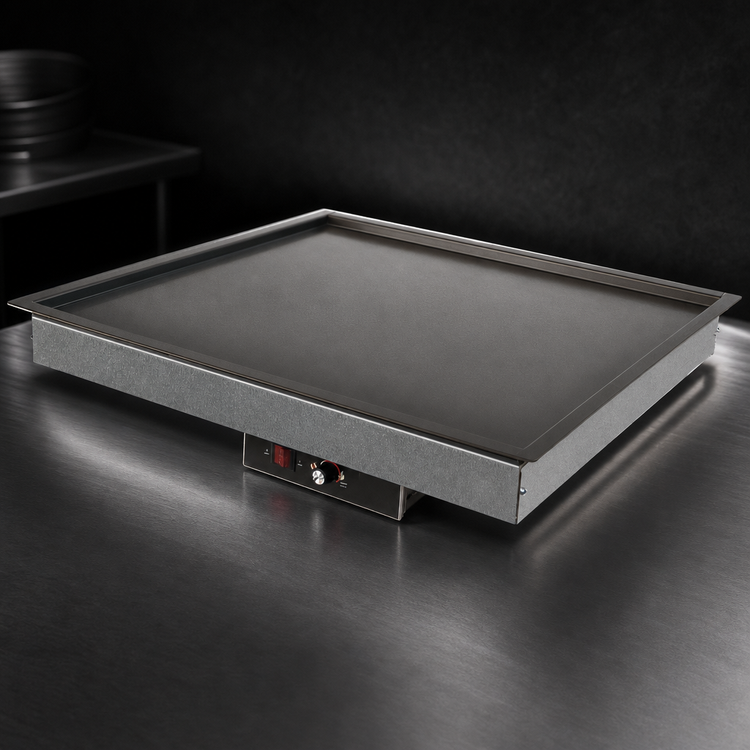 Product image #4 for Hatco Glo-Ray Built-In Rectangular Heated Shelf with Recessed Top, 37.5 x 21 Inch Overall, 36 x 19.5 Inch Usable Surface