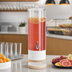 Thumbnail image #4 for Cal-Mil Blonde Round 3 Gallon Polycarbonate Beverage Dispenser with Ice Chamber and Drip Tray