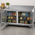 Thumbnail image #4 for Beverage-Air WTR60AHC-FIP 60-Inch Two-Section Worktop Refrigerator with Solid Doors and 4-Inch Backsplash
