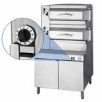 Thumbnail image #4 for Cleveland Range PGM3002 Gas Pressure Steamer, 2-Compartment, Manual Controls, 300,000 BTU, 36-Inch Cabinet Base