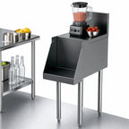 Thumbnail image #4 for Perlick Corporation Top Shelf TS12BLD 12-Inch Freestanding Underbar Blender Station, Flat Top with Recessed Blender Shelf, Stainless Steel