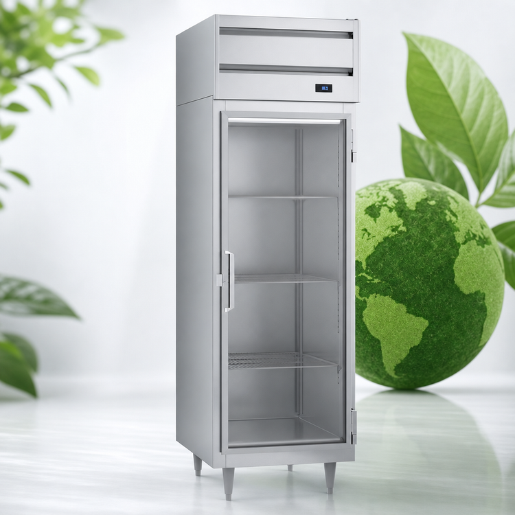 Product image #4 for Beverage Air P-Series PR1HC-1BG One-Section Glass Door Top-Mount Reach-In Refrigerator, 21.01 Cu. Ft.