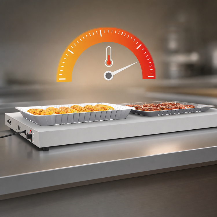 Product image #4 for KoolMore 36-Inch Commercial Countertop Warming Shelf with Marine Edge