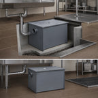 Thumbnail image #4 for Dormont Manufacturing Watts Grease Interceptors WD-25 Grease Interceptor, Floor Model, 25 GPM, 50 lb Capacity, 3-Inch No-Hub Connections