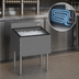 Thumbnail image #4 for CHOICE 36-Inch Stainless Steel Underbar Ice Bin, 24-Inch Deep, with Built-In 10-Circuit Cold Plate, 127 lb Capacity