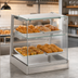 Thumbnail image #4 for Antunes Countertop Heated Display Cabinet, Two-Tier, Open-Back, Straight Glass Front, 23 3/4-Inch Wide