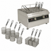 Thumbnail image #4 for Omcan Countertop Double Tank Electric Pasta Cooker, Stainless Steel, 2 x 9 L Tanks