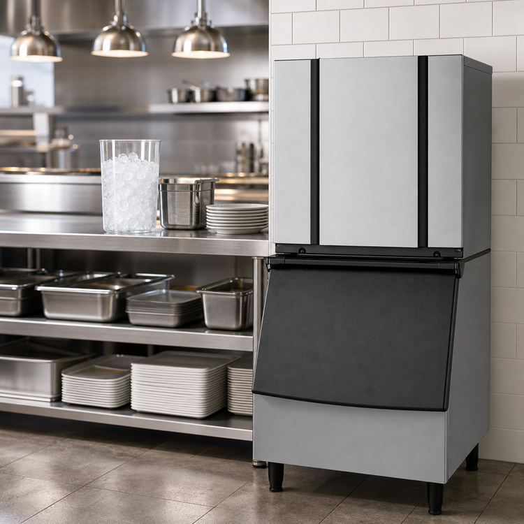 Product image #5 for Ice-O-Matic Elevation Series™ 22-Inch Wide Modular Full Cube Ice Maker, Water-Cooled, Approx. 550 lb/Day