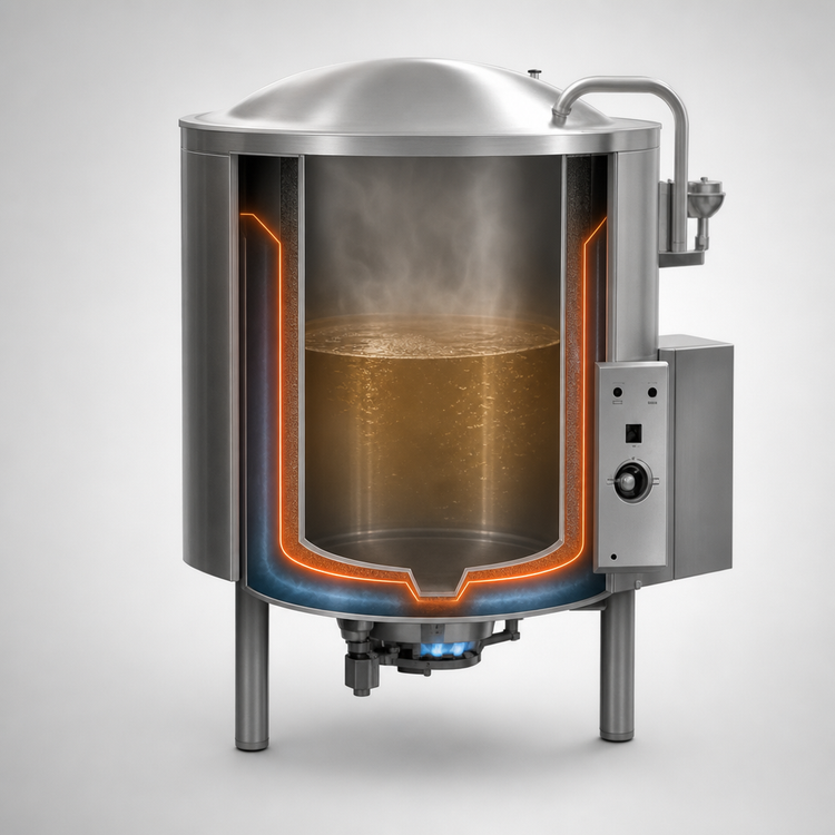Product image #4 for Legion LGB-50 50-Gallon Gas-Fired Insulated Self-Contained Stationary Kettle