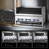 Thumbnail image #4 for Steakhouse IAB-72 72-Inch Gas Countertop Radiant Charbroiler with 12 Burners