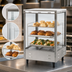 Thumbnail image #4 for Nemco Countertop Heated Food Merchandiser, 18-1/2-Inch Square, 3 Shelves, Stainless Steel and Tempered Glass, 120V