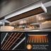 Thumbnail image #4 for Hatco Glo-Ray Infrablack Lighted Strip Heater, 60-Inch, Aluminum, 1700 Watt