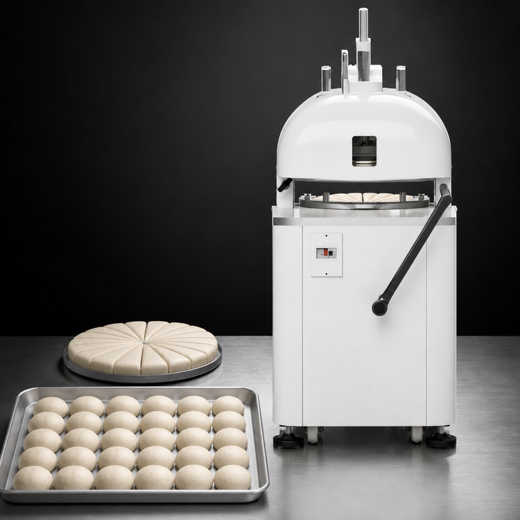 Product image #5 for Trento Manual Floor Model 30-Piece Dough and Bun Rounding Divider, 220V, 3-Phase