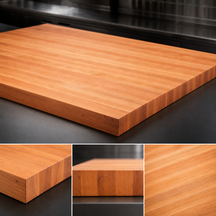 Product image #4 for Boos Block American Cherry Edge Grain Kitchen Countertop, 36 x 32 x 1-1/2 Inch, Penetrating Oil Finish