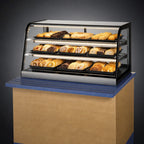 Thumbnail image #4 for Federal Industries Countertops CD3628SS Countertop Non-Refrigerated Self-Serve Pastry Display Case with 2 Lighted Shelves