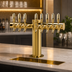Thumbnail image #4 for Metropolis T 8-Faucet Countertop Glycol-Cooled Draft Beer Tower, 24-Inch, PVD Brass