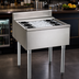 Thumbnail image #4 for Eagle Group 2200 Series Underbar Cocktail Unit with 16-Inch Deep Insulated Ice Bin, 75 lb. Capacity, 36 x 24 Inches