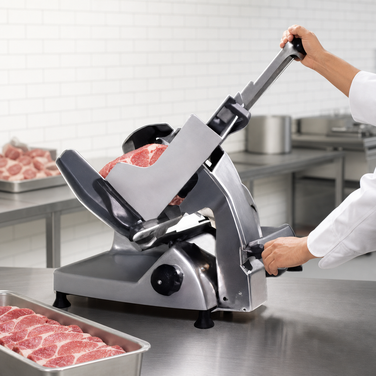Product image #4 for Hobart Heavy Duty 13-Inch Manual Gravity Feed Meat Slicer with 1/2 HP Motor