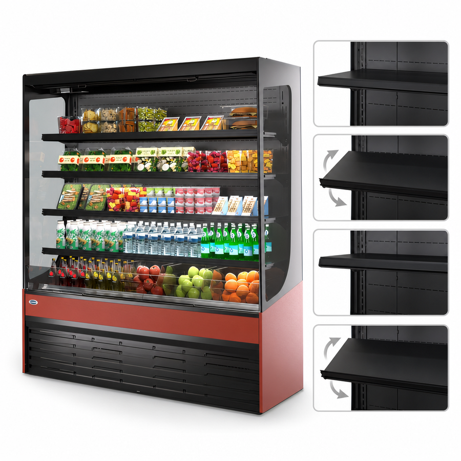 Four-Tier Adjustable Shelving