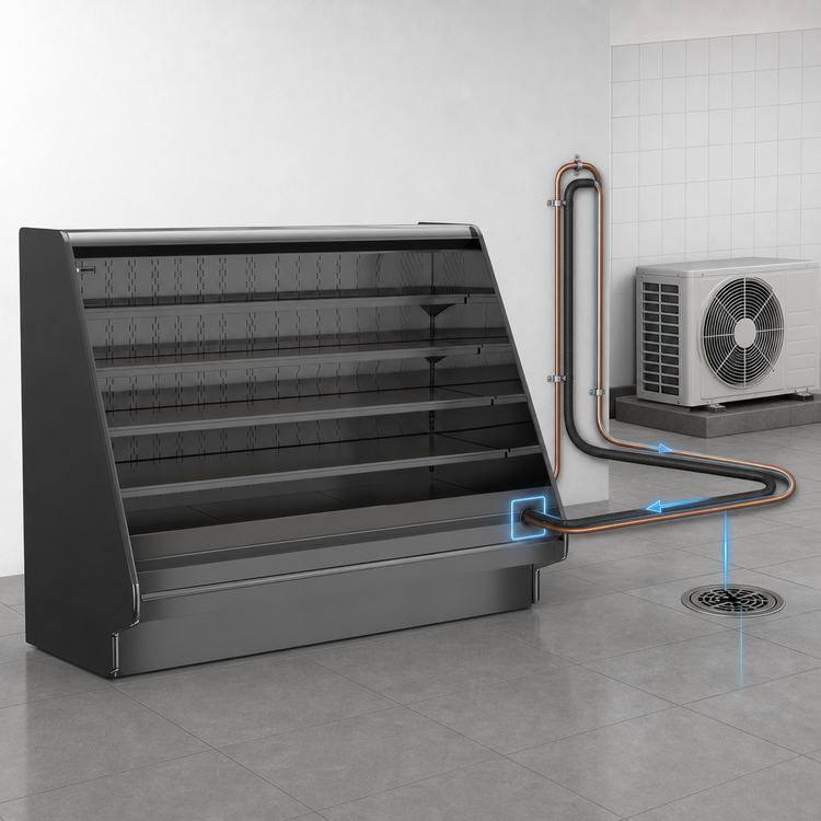 Product image #4 for Fusion 60-Inch High Refrigerated Self-Service Case with Flat Profile, 62-7/8-Inch Wide, Remote DX Refrigeration