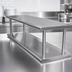 Thumbnail image #4 for Advance Tabco Double-Tier Pass-Thru Shelf, 72 Inches W x 18 Inches D, Stainless Steel