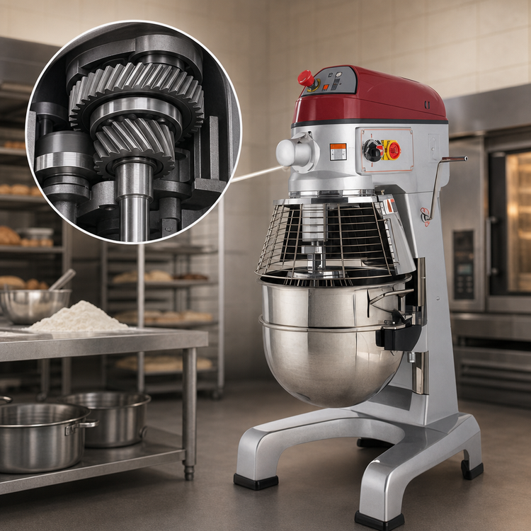 Product image #4 for Axis AX-M30 30 Quart Floor Model Commercial Planetary Mixer
