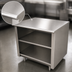 Thumbnail image #4 for Advance Tabco Special Value Series 72-Inch x 24-Inch Flat Top Open Base Work Table with Mid-Shelf