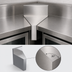 Thumbnail image #4 for Krowne Royal Series Flat-Top 30° Rear Corner Underbar Angle Filler, 24-Inch Front-to-Back, Stainless Steel