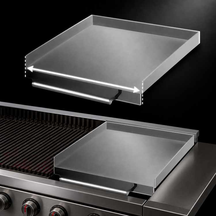 Product image #4 for Magikitch'n MagiGriddle 48-Inch Charbroiler-to-Griddle Conversion Accessory, Left or Right