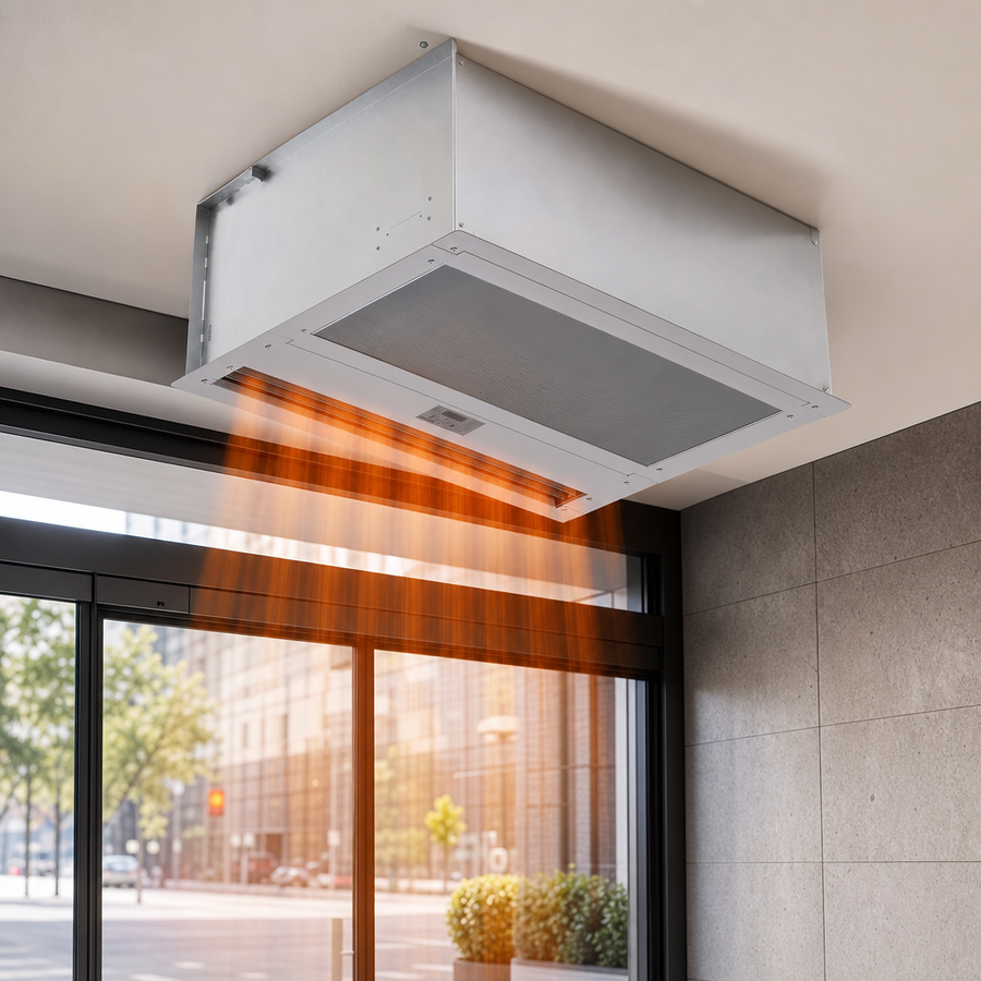 Electric Heated Air Curtain