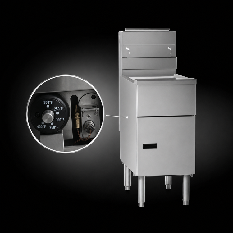 Product image #4 for Southbend SB14R Mid-Tier Floor Model Gas Fryer, 40-50 lb Capacity