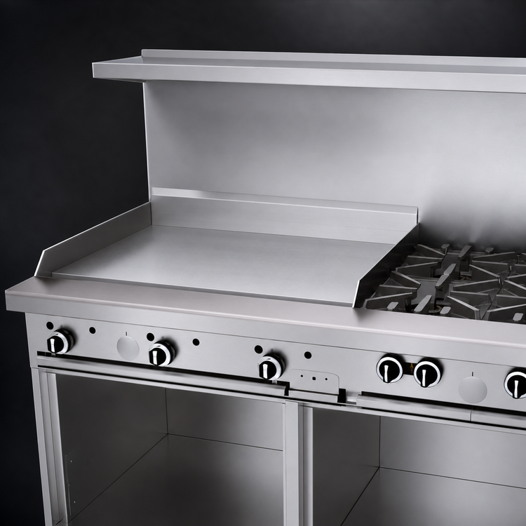 Product image #4 for Garland G Starfire Pro 60-Inch Gas Restaurant Range with 4 Open Burners and 36-Inch Griddle