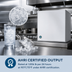Thumbnail image #4 for Hoshizaki KM-1100MWJ Water-Cooled Crescent Cube Ice Maker with Self-Contained Condenser, 1,073 lb/Day