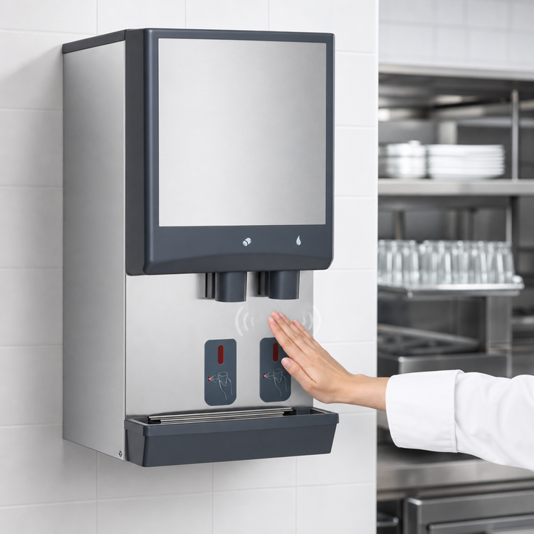Product image #4 for Symphony Plus 12HI414A-S0-DP Wall Mounted Ice and Water Dispenser with Chewblet Ice Maker