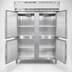 Thumbnail image #4 for Continental Refrigerator Designer Line D2FESNSAHD Wide Two-Section Reach-in Freezer with Half-Height Doors