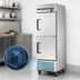 Thumbnail image #4 for True One-Section Reach-In Refrigerator with 2 Solid Half Swing Doors, Stainless Steel, Bottom-Mounted Self-Contained Refrigeration