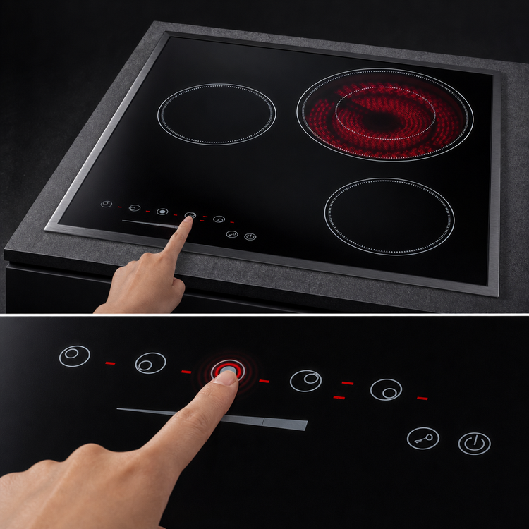 Product image #4 for Summit Commercial 30-Inch Built-In 5-Burner Radiant Electric Cooktop