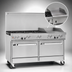 Thumbnail image #4 for Southbend Ultimate 60-Inch Gas Restaurant Range with 6 Burners, Right Griddle/Broiler, and 2 Cabinets