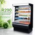Thumbnail image #4 for Turbo Air Extra Deep Vertical Open Display Merchandiser, 29.4 Cu. Ft., 4 Shelves, 59-5/8