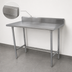 Thumbnail image #4 for Advance Tabco Special Value Series Stainless Steel Work Table with 5-Inch Backsplash, 84 x 24 Inches