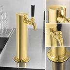 Thumbnail image #4 for Perlick Corporation 69526-1DATF-R Commercial Draft Arm Beer Dispensing Kit, One Faucet, Tarnish-Free Brass, Field Installation