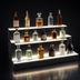 Thumbnail image #4 for Glastender 3-Tier Lighted Liquor Display, 30-Inch Wide, LED, Black Vinyl-Clad Steel