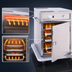 Thumbnail image #4 for Carter-Hoffmann Heavy-Duty Correctional Mobile Heated Holding Cabinet with Universal Slides
