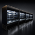 Thumbnail image #4 for Howard-McCray 35E Series Black Dairy Open Merchandiser, 51-Inch, Self-Contained, LED