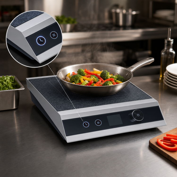 Product image #4 for Hatco Rapide Cuisine Countertop Single Burner Induction Cooktop
