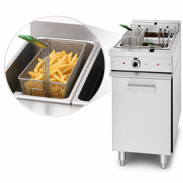 Product image #4 for Garland Sentry 18-Inch Electric Restaurant Fryer, 30 lb Capacity, 12 kW, Range Match