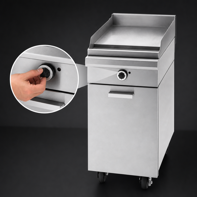 Product image #4 for Garland Master Series Heavy Duty 17-Inch Gas Modular Add-A-Unit Griddle
