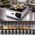 Thumbnail image #4 for DIPO Induction Portable Countertop Single-Burner Induction Range, 2.6 kW, 208/240V