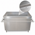 Thumbnail image #4 for 72-Inch Stainless Steel Self-Serve Beverage Counter with Sliding Doors and Urn Trough