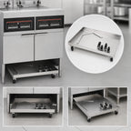 Thumbnail image #4 for Henny Penny 03343@PF Filter Pan Dolly for Standard Filter Pan, Fits PFE-500 & PFE-561 Electric Pressure Fryers, Built After July 31, 2002